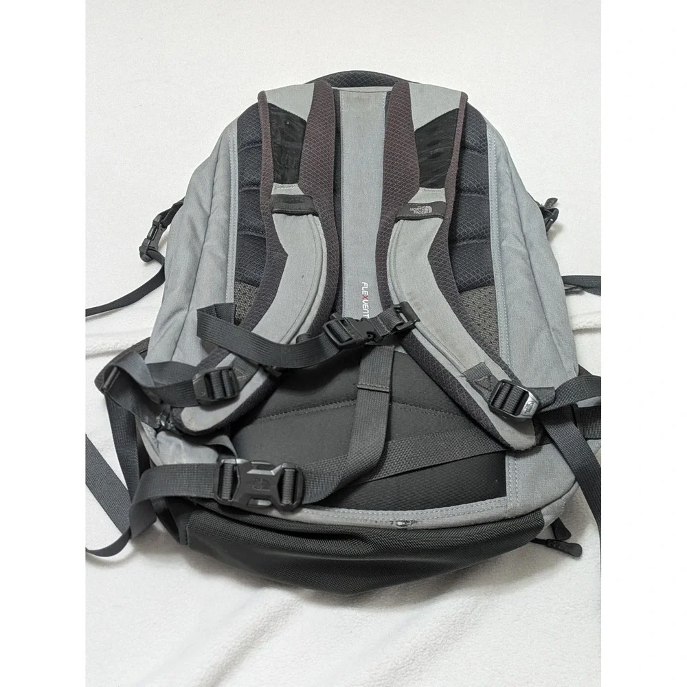 The North Face Surge Backpack Laptop Tablet Gray color